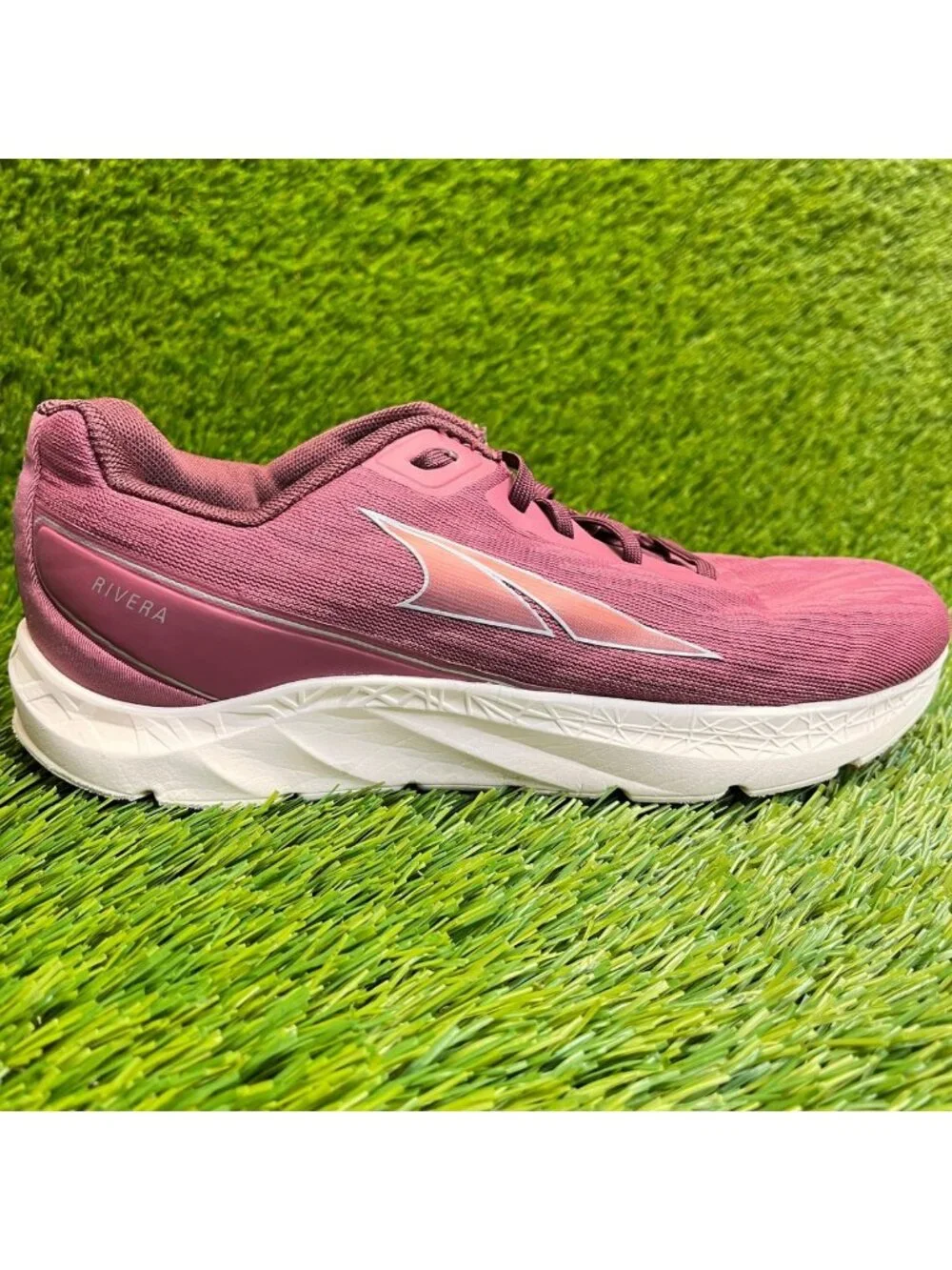 Altra Rivera Womens Size 8 Maroon White Athletic Running Walking Shoes Sneakers